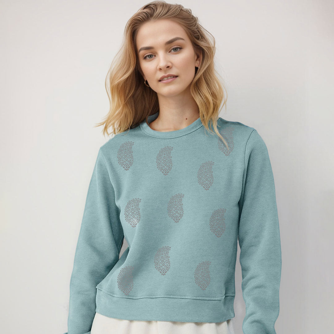 Paisley Pattern Sweatshirt